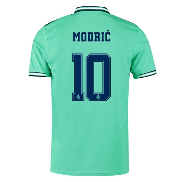 Camiseta Real Madrid NO.10 Modric Tercera equipo 2019-20 Verde
